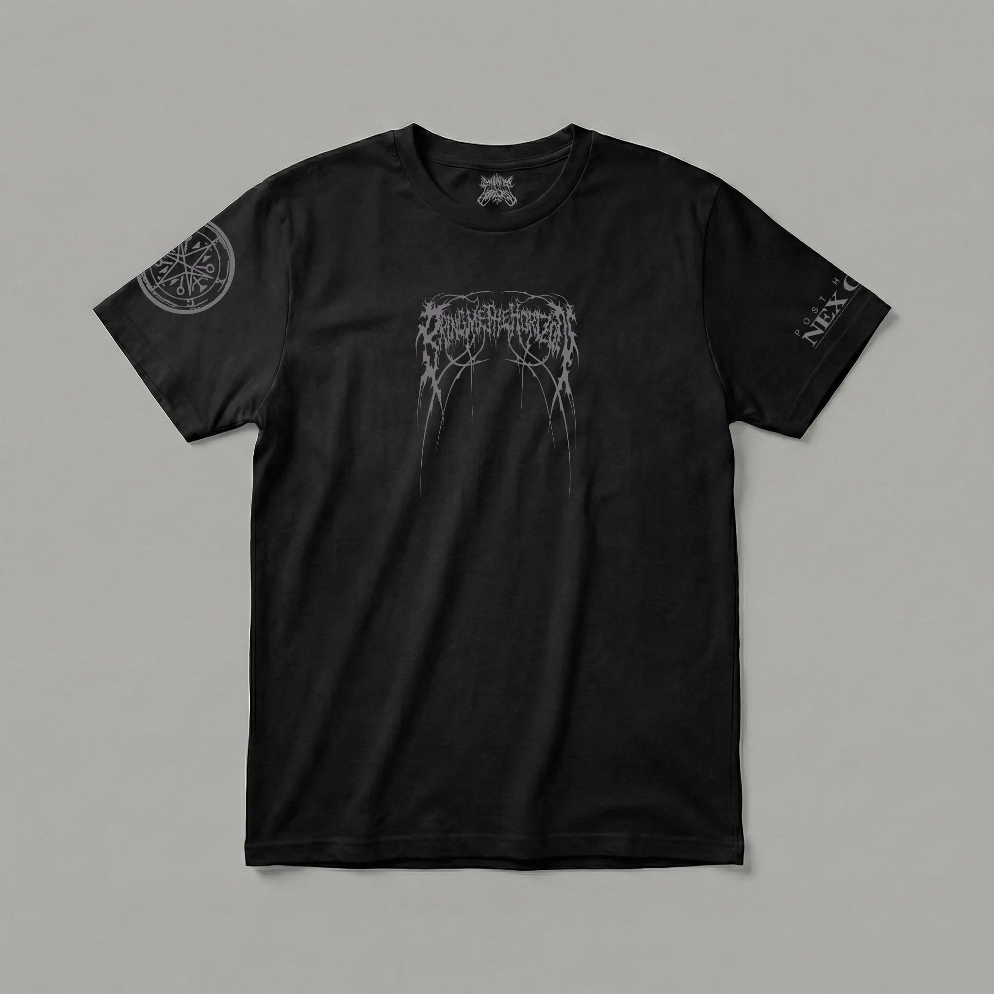 Life Is A Grave - ダークグレーTシャツ