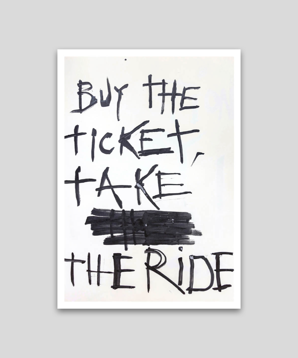 Buy The Ticket, Take The Ride | Postcard | A Bunch Of Stuff By Johnny Depp